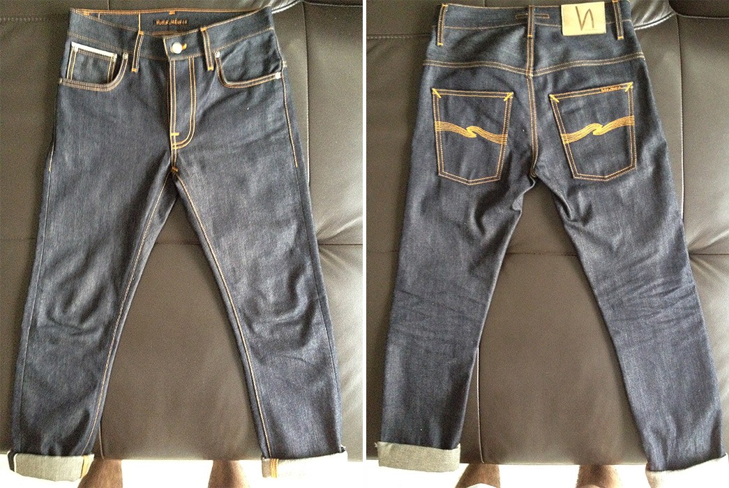 Nudie Jeans Thin Finn (7 Months, 1 Wash, 1 Soak) - Fade of the Day