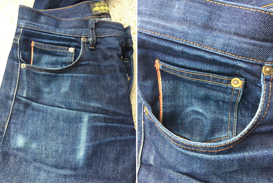 Brave Star Selvage Slim Taper 2.0 (2 Years, 2 Soaks) - Fade of the Day