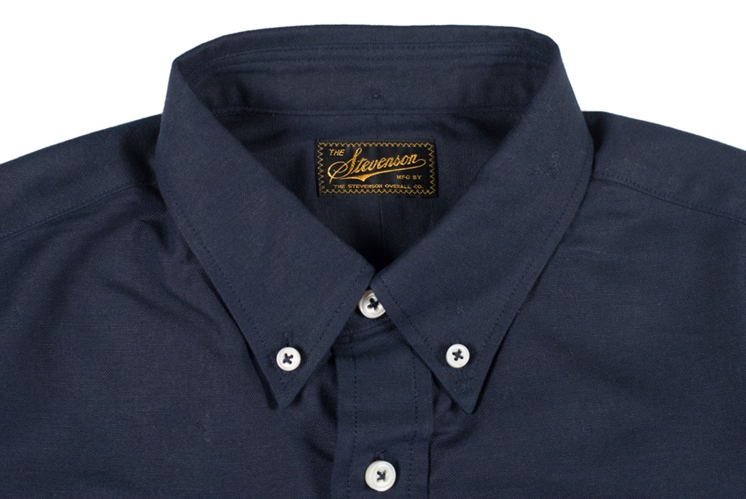 Stevenson Overall Co. Old Ivy Indigo-Dyed Oxford Shirt Dresses Up Your ...