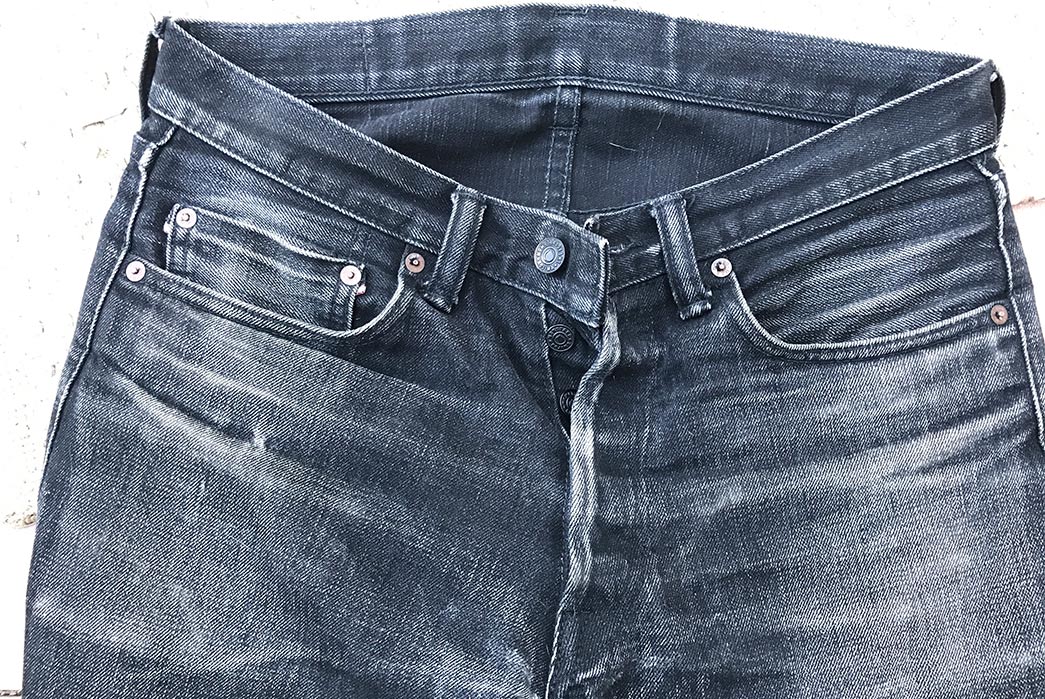 Momotaro x Blue Owl BOM-00X (2 Years, 7 Washes) - Fade of the Day