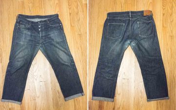 RRL Slim Fit Rigid (4.5 Years, 4 Washes, 2 Soaks) - Fade of the Day