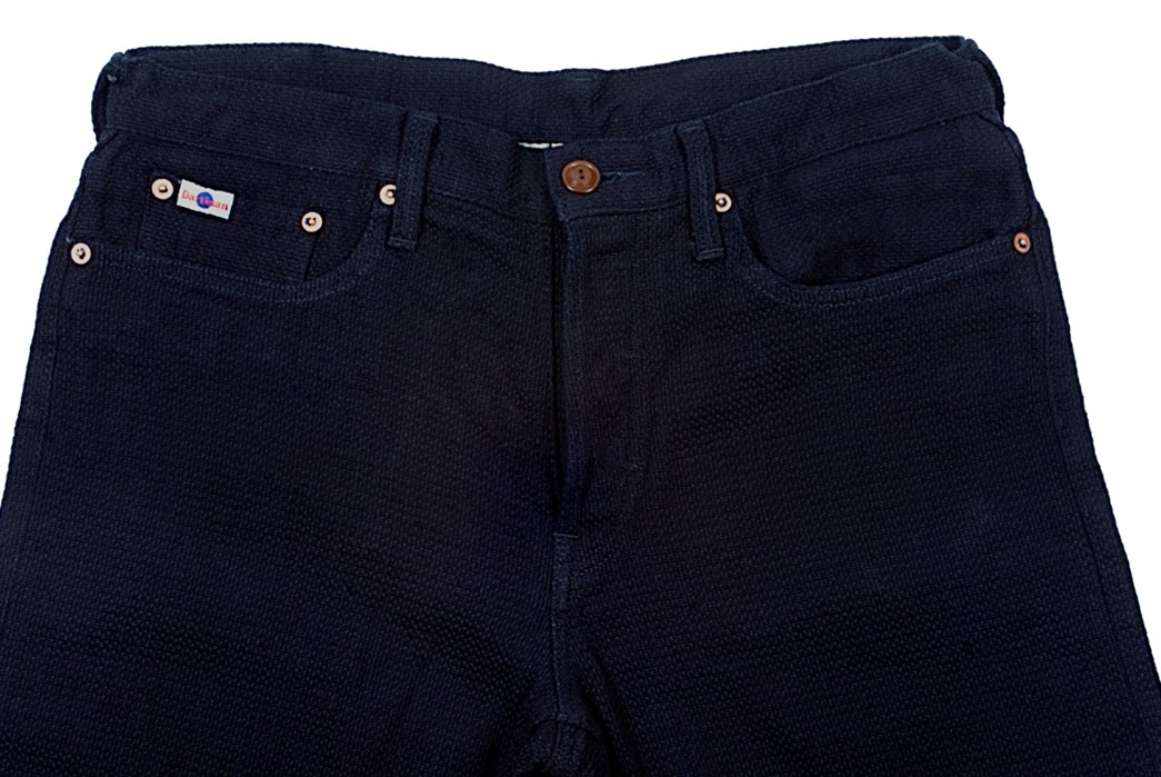 Studio-D'artisan-Indigo-Dyed-Sashiko-Jeans-front-top
