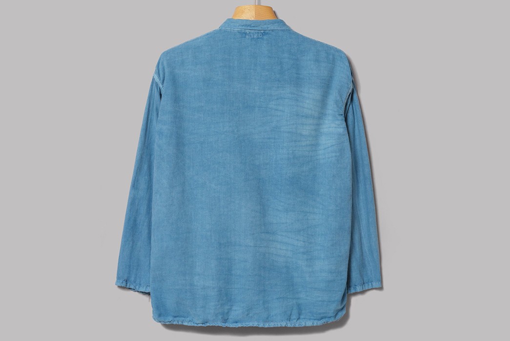 Tender Prussian Blue Folded Pocket Shirt
