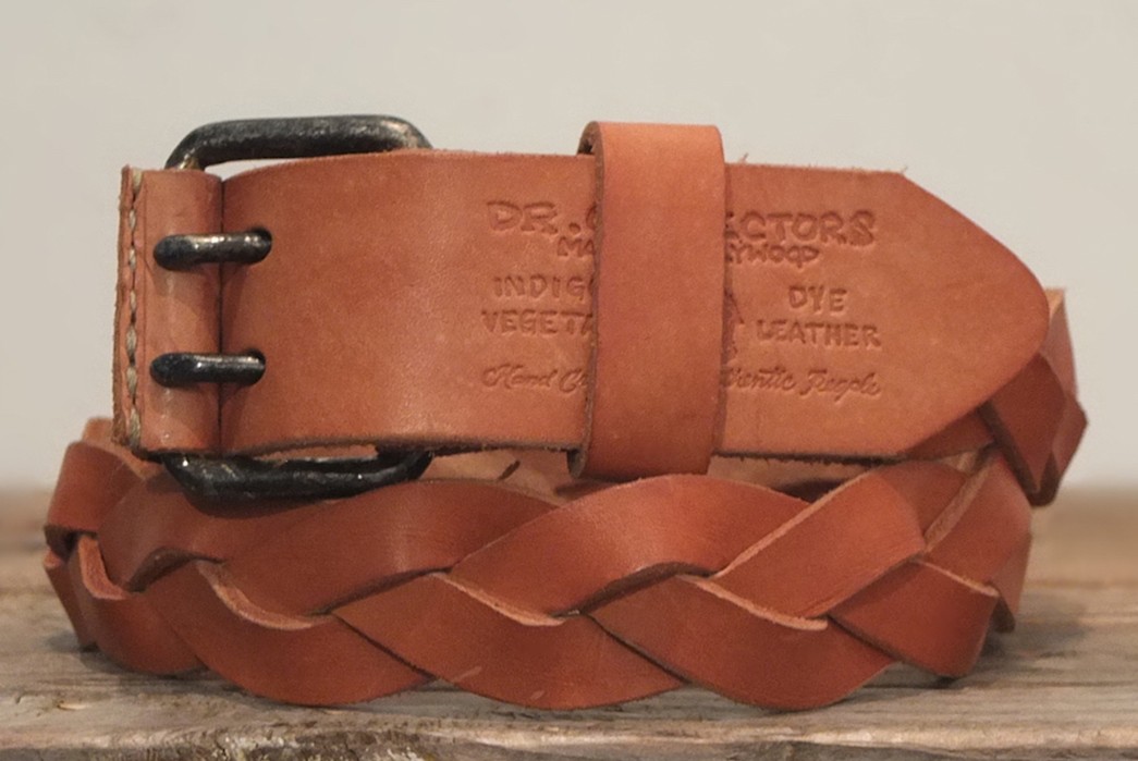 Premium Braided Leather Belt Kit (Natural Veg Tan) - 1.5 (38mm)