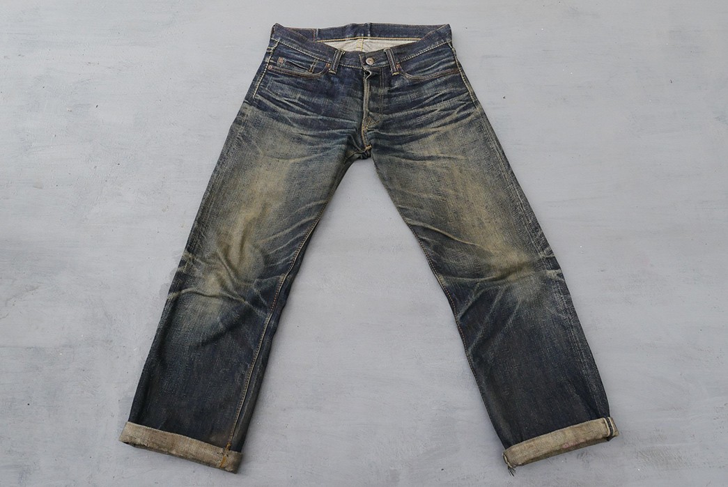 the strike gold jeans