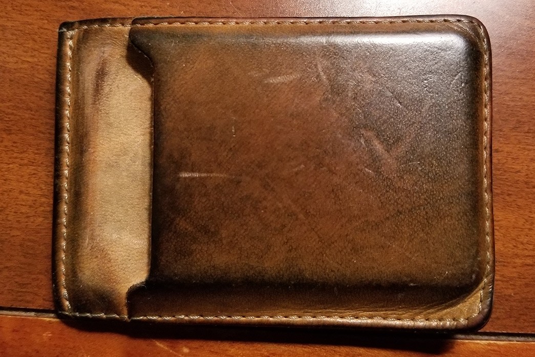 Leather Works Minnesota Wallet (10 Months) - Fade of the Day