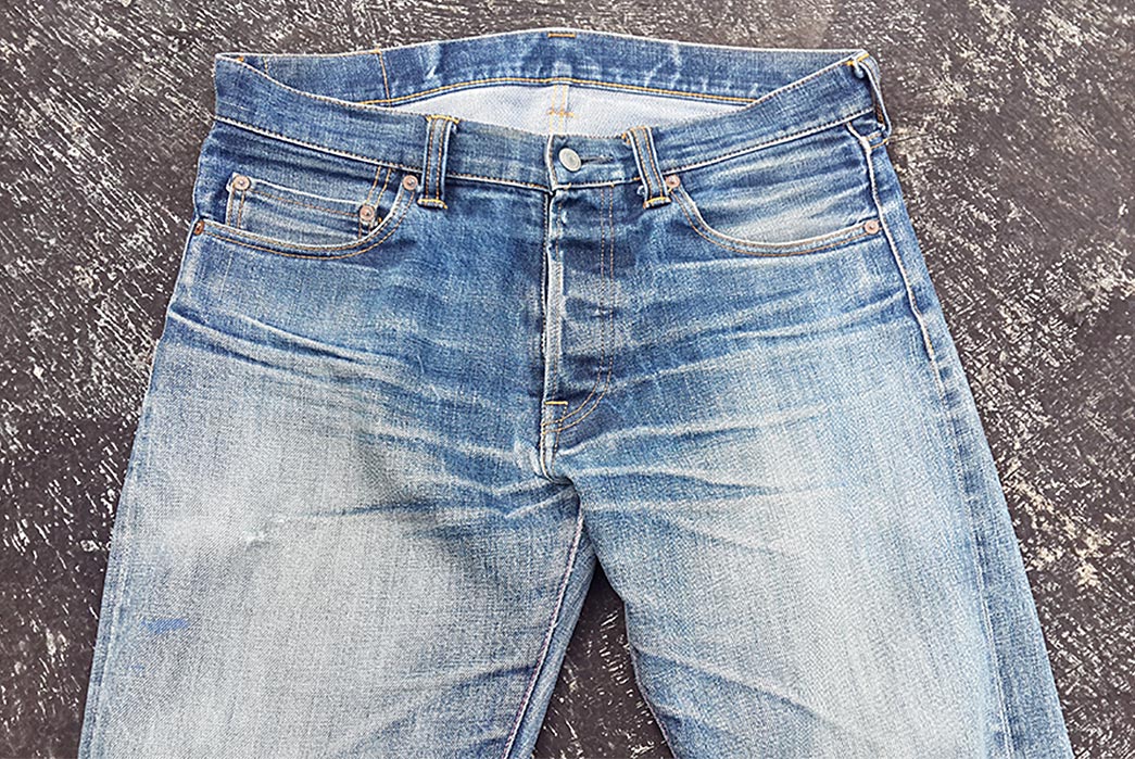 Momotaro x Japan Blue 0700SP (~4 Years, Unknown Washes) - Fade of the Day