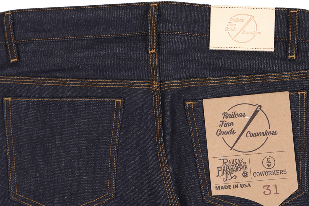 Railcar and Coworkers Get Together Over Deadstock Cone Mills Denim