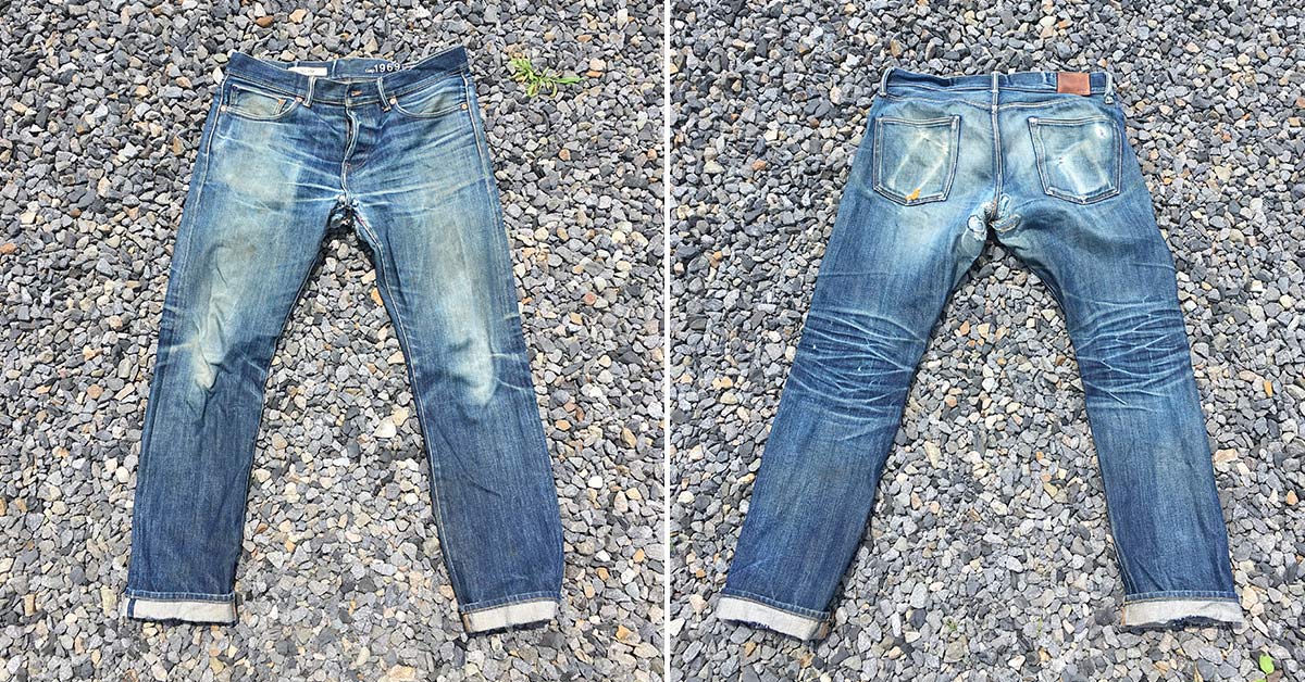 gap mens selvedge jeans
