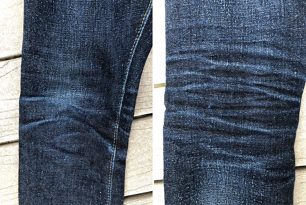 Pure Blue Japan XX-018oz-013 (1 Year, 2 Washes, 1 Soak) - Fade of the Day