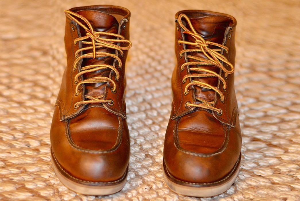 Fade of the Day - Red Wing 875 (~4 Years, Unknown Cleanings)