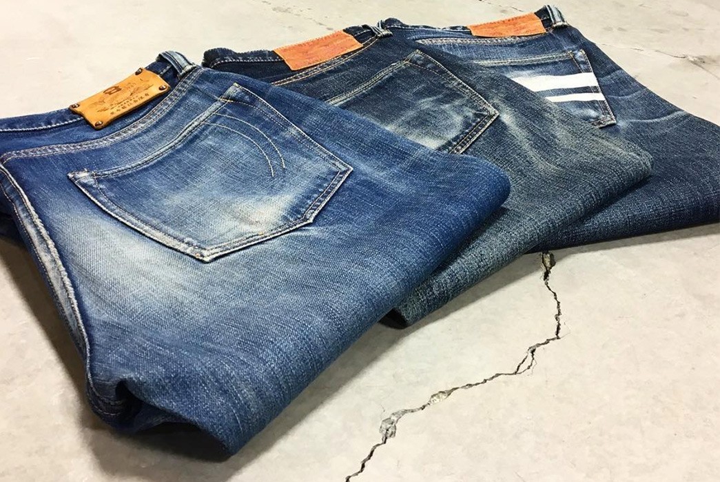 one wash jeans