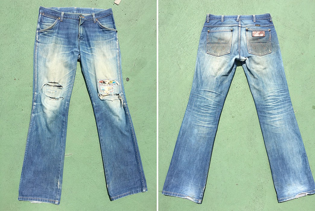 Wrangler 13MWZ (5 Years, Unknown Washes) - Fade of the Day