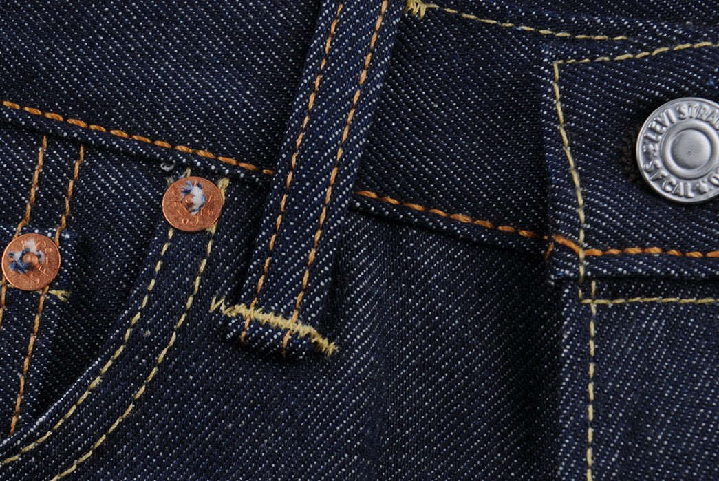 Final Yards of Cone Mills Selvedge