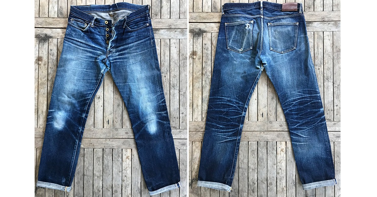 Japan Blue JBO-430 (14 Months, Unknown Washes) - Fade of the Day