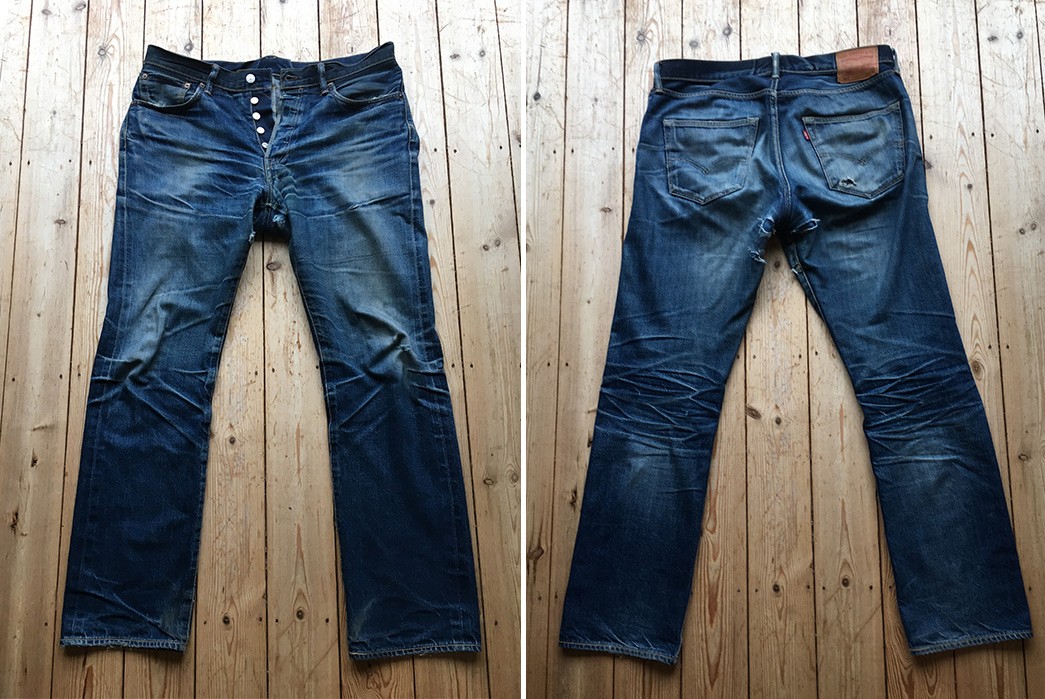 Levi's 501 STF (~3 Years, 5 Washes, 5 