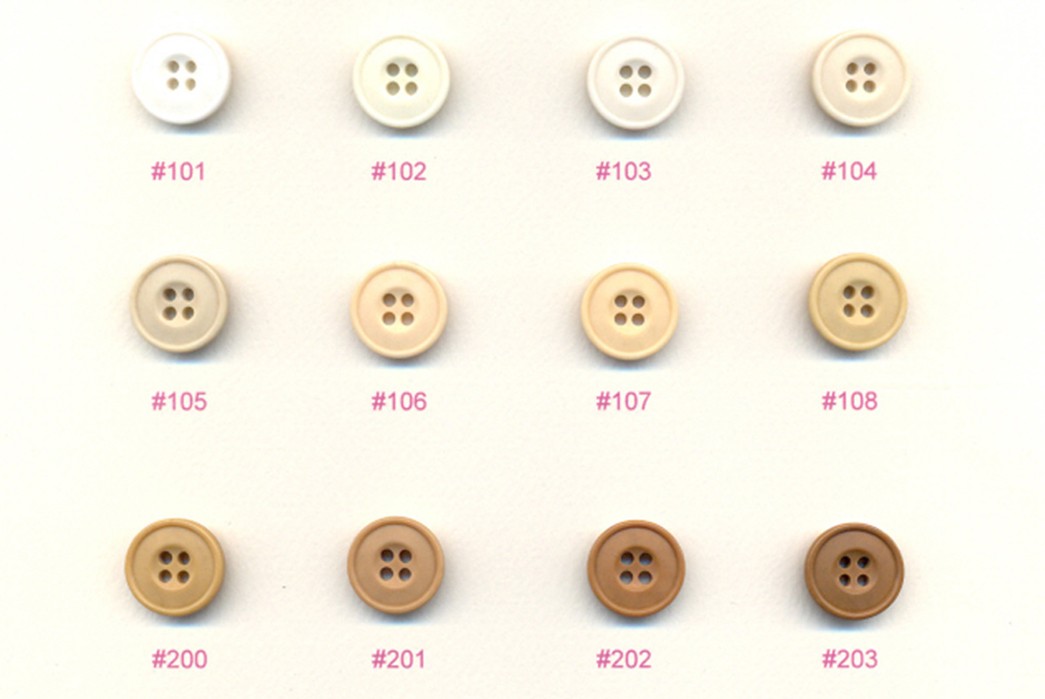 Know Your Button Materials - Horn, Melamine, Chalk and More