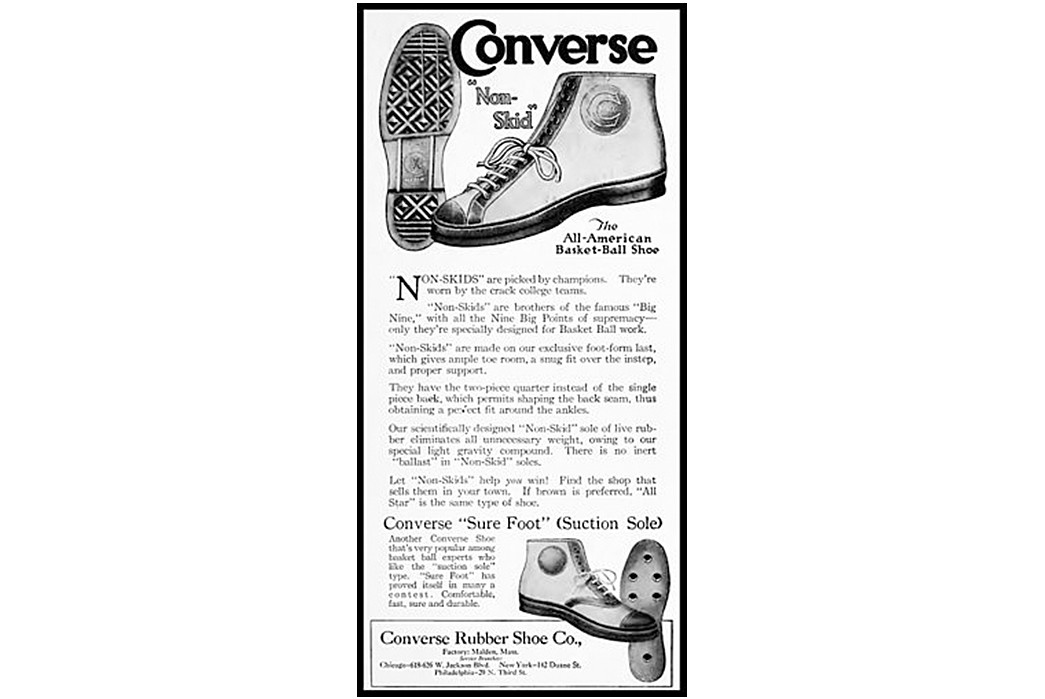 converse rubber shoe company