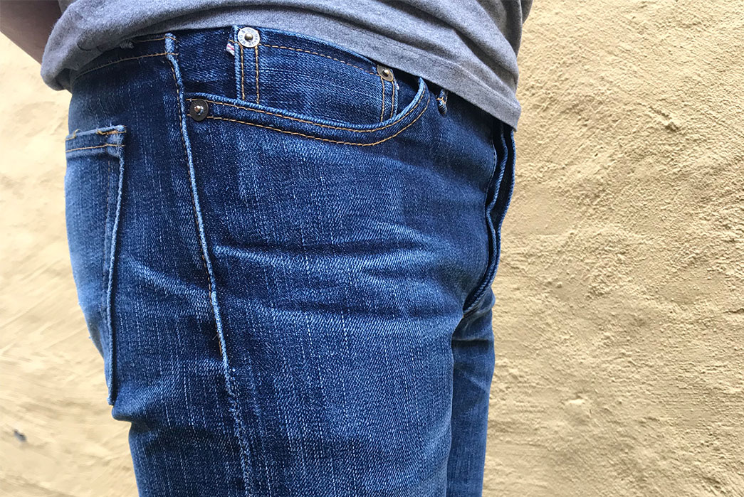 Japan Blue JB0401 (8 Months, 5 Washes) - Fade of the Day
