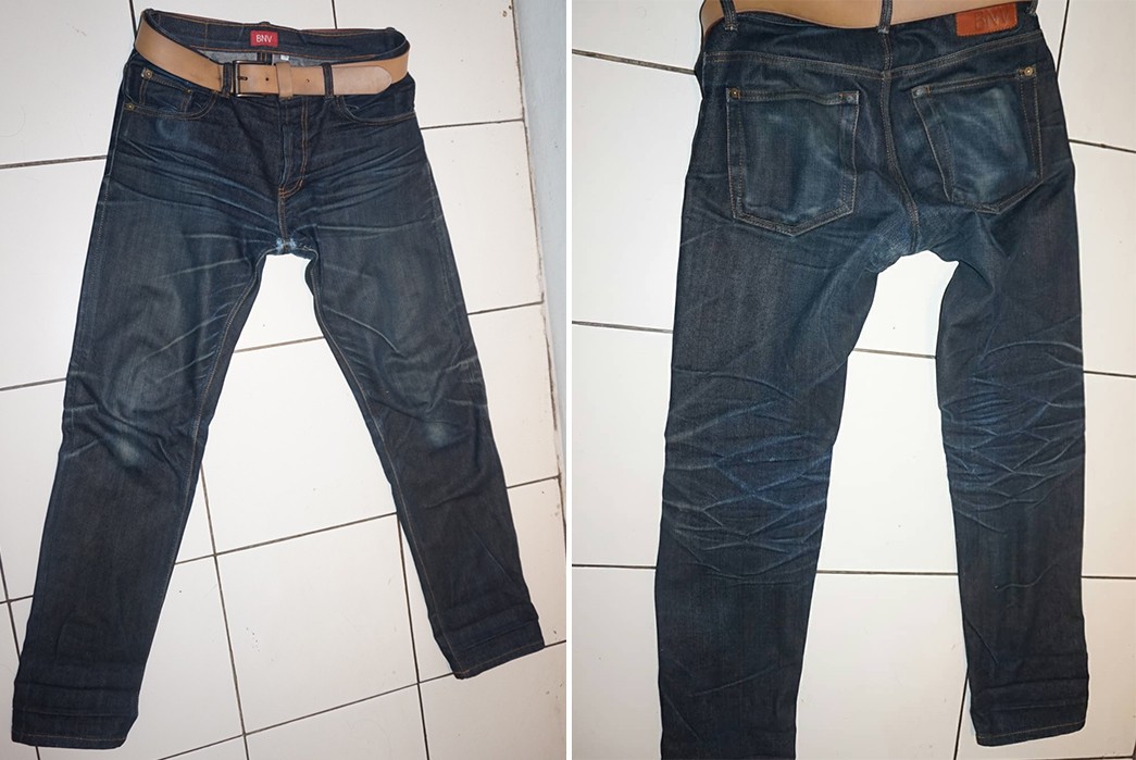 Fade-of-the-Day---BNV-13.5-oz.-Japanese-selvedge-(1-Year,-2-Washes,-3-Soaks)-front-back