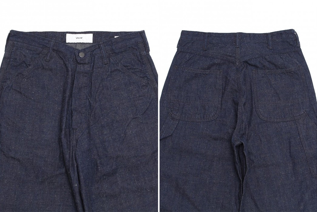 Apache Brushes the Classic Painter Pant with Indigo
