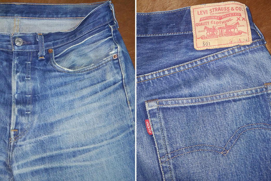 LVC 1966 501 (~3 Years, 14 Washes, 2 Soaks) - Fade of the Day