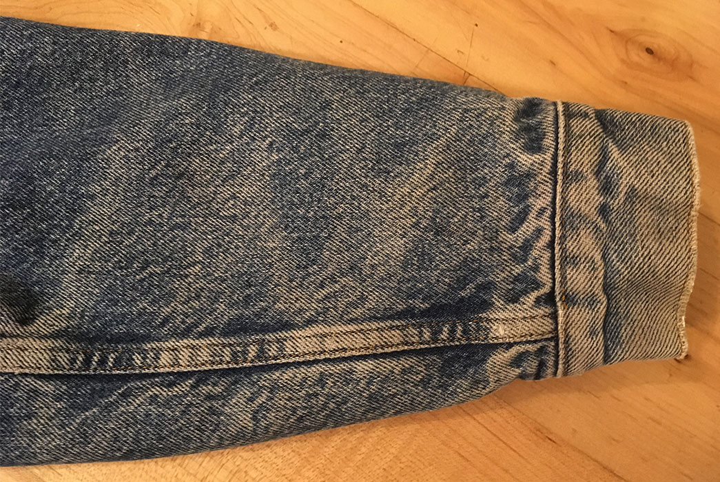 Levi's Flannel-Lined Jacket (~30 Years, Unknown Washes) - Fade of the Day