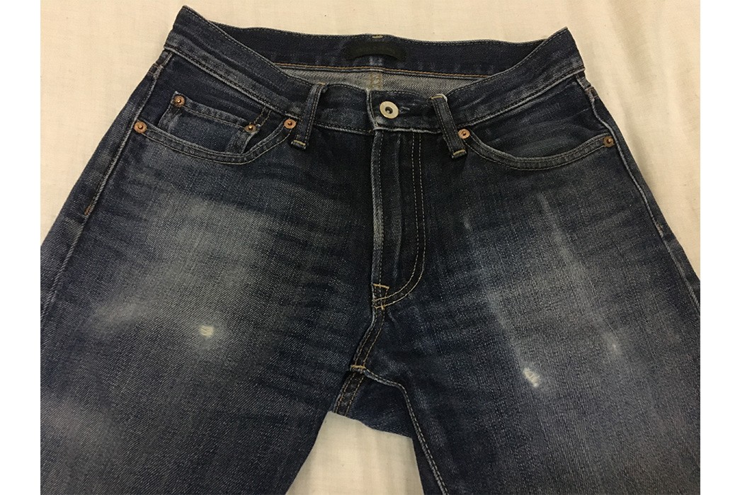 Uniqlo Unknown Jeans (2 Years, Unknown Washes, 1 Soak) - Fade of the Day