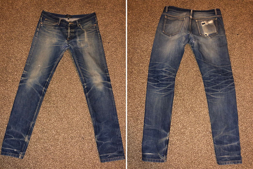 A.P.C. Petit New Standard (4.5 Years, 8 Washes, 3 Soaks) - Fade of the Day