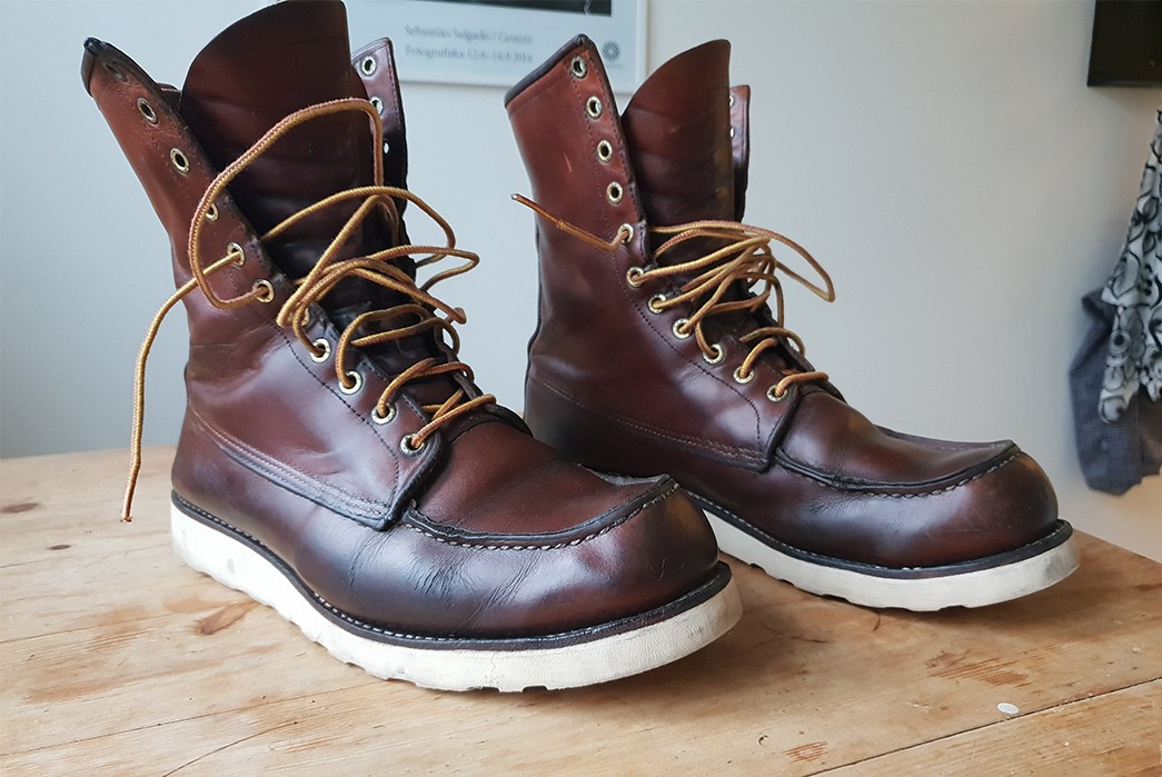 red wing lace to toe
