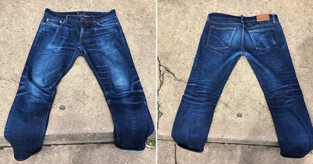 J. Crew 484 Japanese Selvedge (1 Year, 4 Washes, 2 Soaks) - Fade of the Day