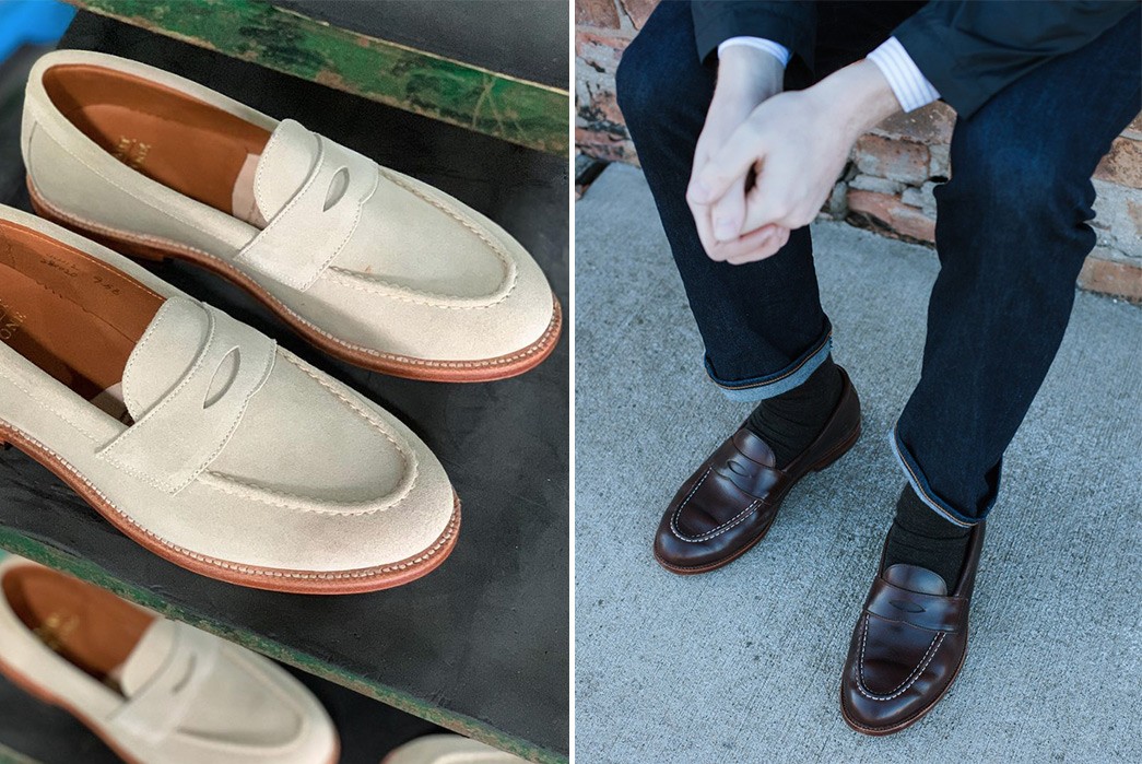 Grant Stone Slips Quality Details into Their Traveler Penny Loafers