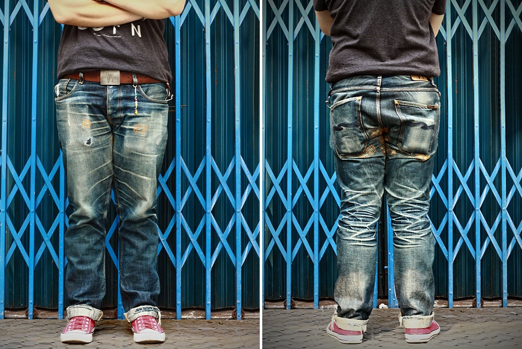 Nudie Grim Tim Dry US Selvage (2 Washes, 0 Soaks) - Fade of the Day