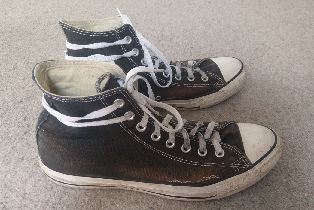Converse Chuck Taylor All Sneakers (5 Years, 1 Wash) Fade of the Day