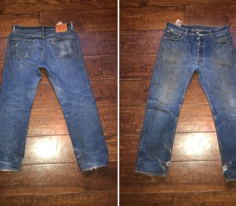 faded levis 501
