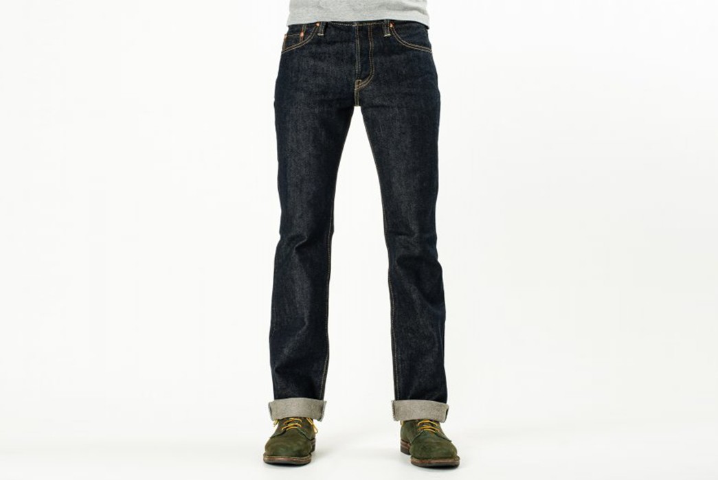 selvedge bootcut jeans