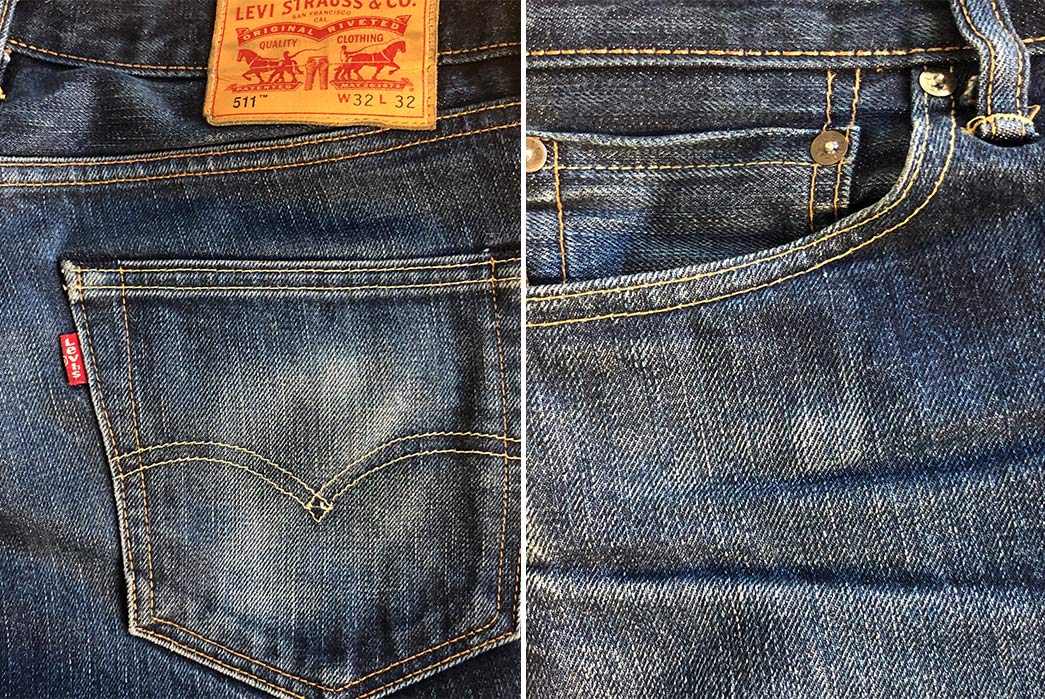 levi's 511 selvedge review