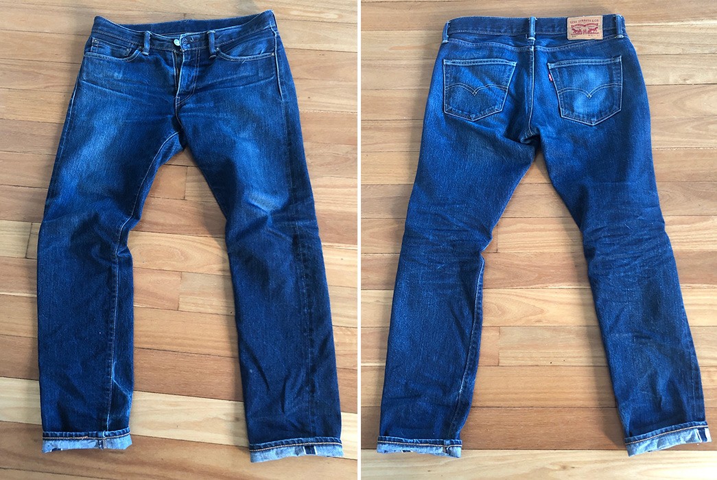 levis 511 made in usa selvedge