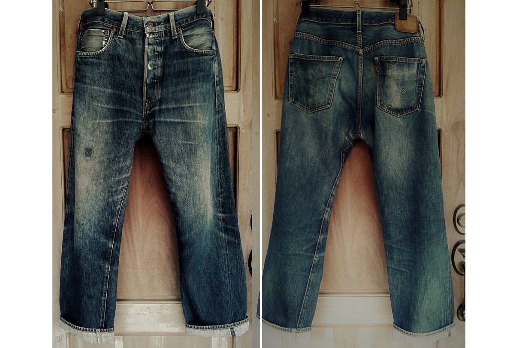 Levi's Vintage Clothing 1947 501 ( 1 Year, 1 Wash, 2 Soaks) - Fade of the  Day