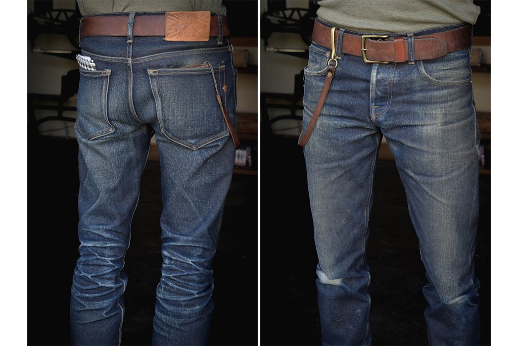 Brave Star 21.5 oz Slim Straight (13 Months, 0 Washes or Soaks) - Fade of  the Day