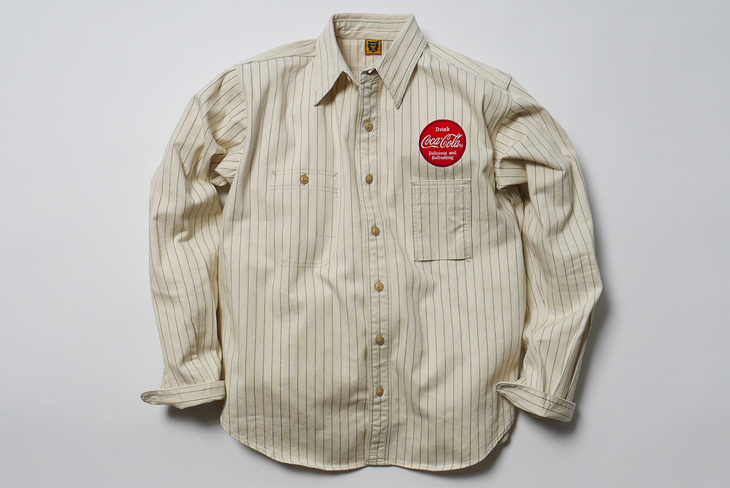 The-Many-Faces-of-Beams-Sub-labels-and-Collaborations-Working-with-Nigo,-Beams-re-visited-early-twentieth-century-coca-cola-workwear-for-this-collaboration-(image-via-Haven)