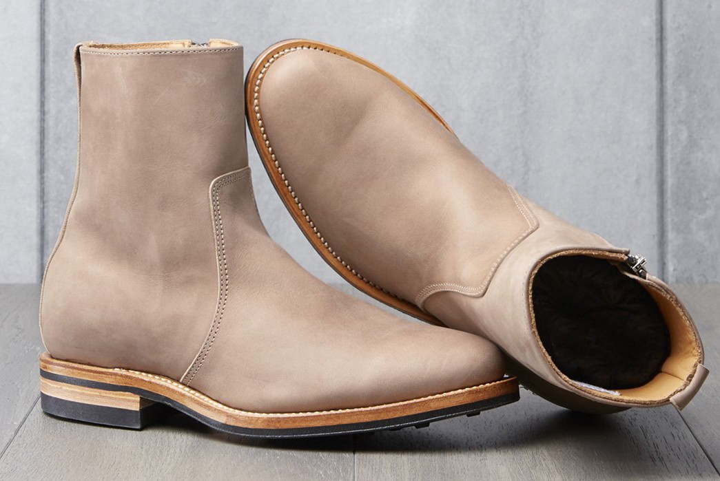 Viberg Side Zips Into a Pair of Boots 