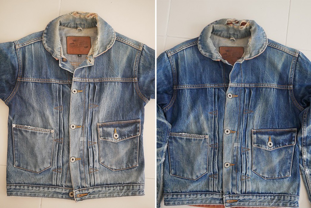 Fade Friday - Denim Error Workwear Jacket Lot 1 (3 years, 1 wash, Unknown  Soaks)
