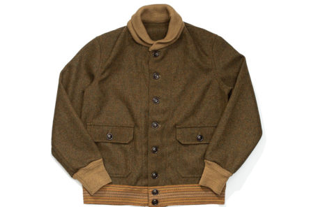 Warehouse & Co. Take Flight With a Wool A-1 Jacket front