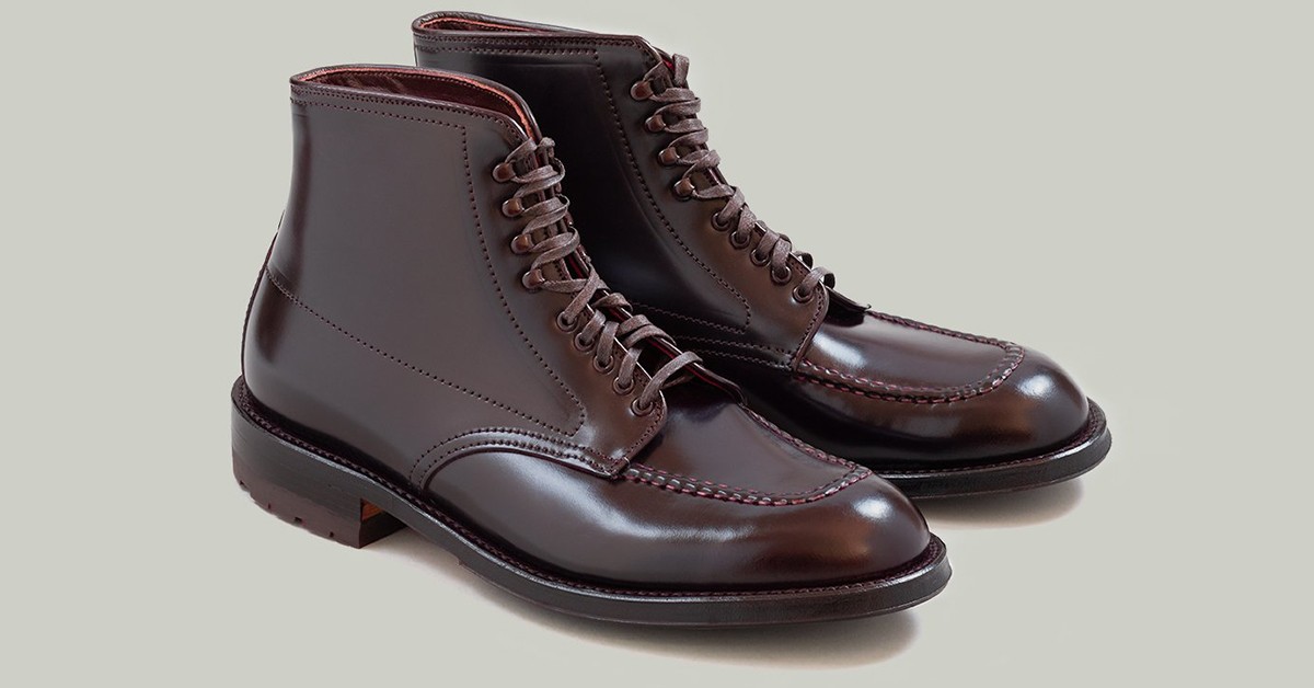 alden leather boot