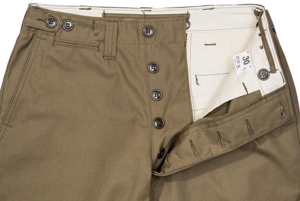Warehouse Reproduces the Lesser Known 1205 Military Chinos