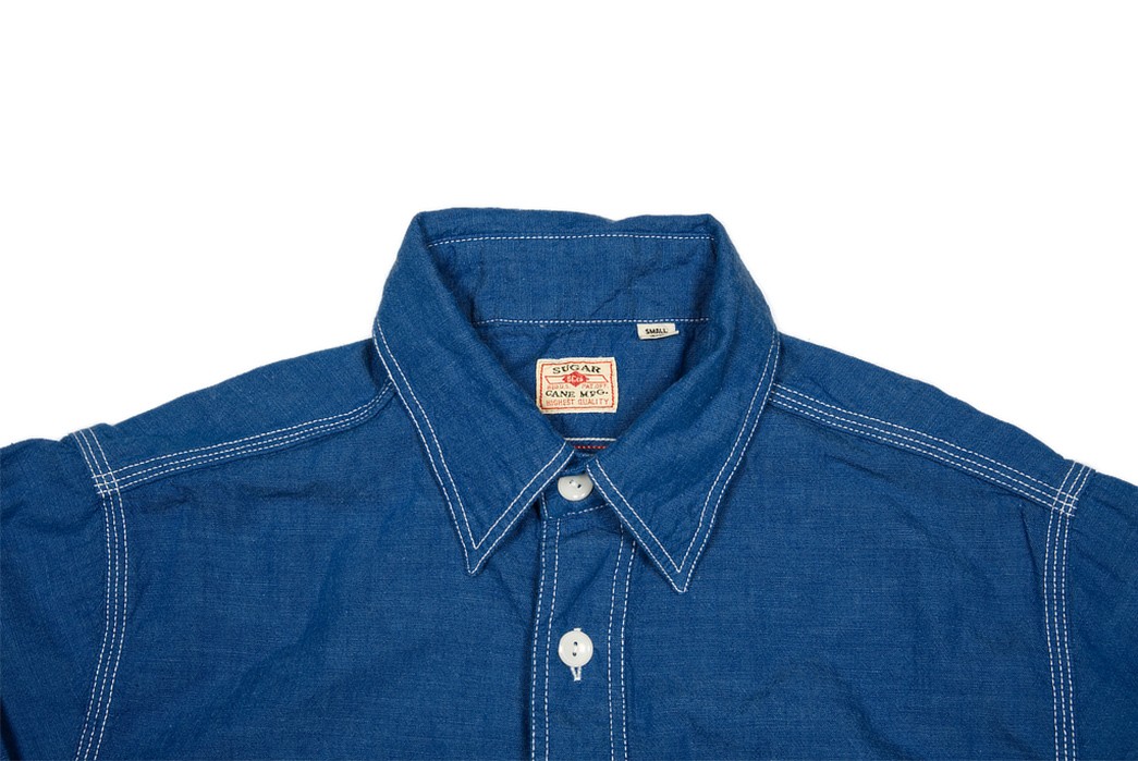 Sugar Cane Latest Chambray Is Dip-Dyed In A Vat of Indigo