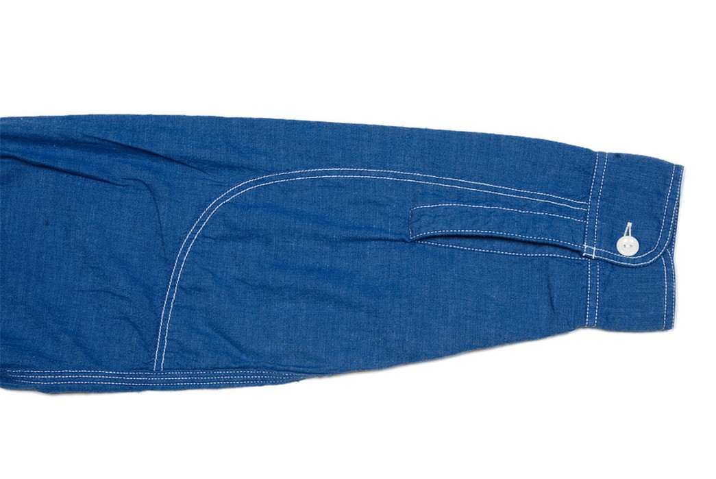 Sugar Cane Latest Chambray Is Dip-Dyed In A Vat of Indigo