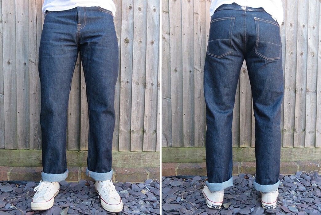 Tellason Stock Raw Denim Jeans - Denim 