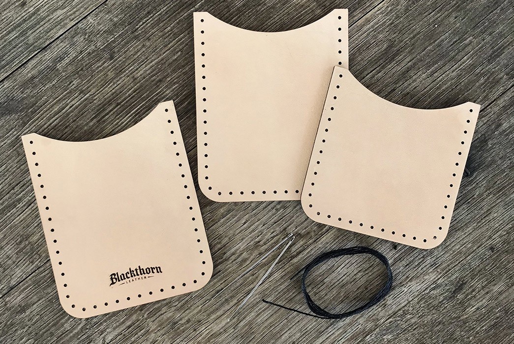 DIY Leather Wallets Kit DIY Black Leather Projects DIY Minimalist